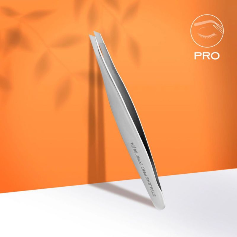 Pinzas STALEKS PRO Expert 20 con puntas inclinadas