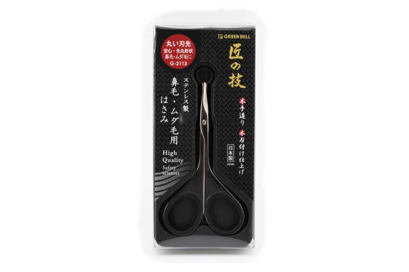Tijeras AS ONE de 6 cm para vello nasal de acero inoxidable