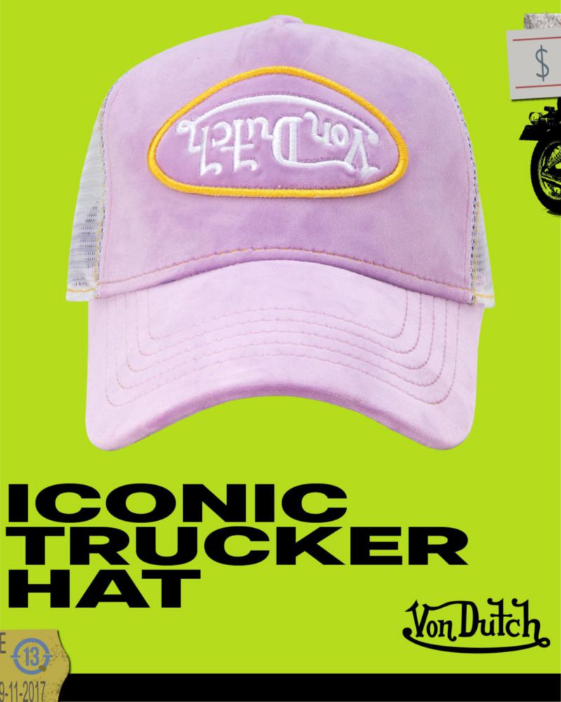 Gorra Von Dutch de Terciopelo Estilo Camionero Snapback Unisex