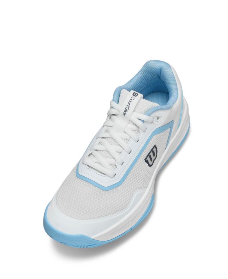 Zapatilla de Tenis WILSON CourtGlide 7.5 US Blanco/Azul