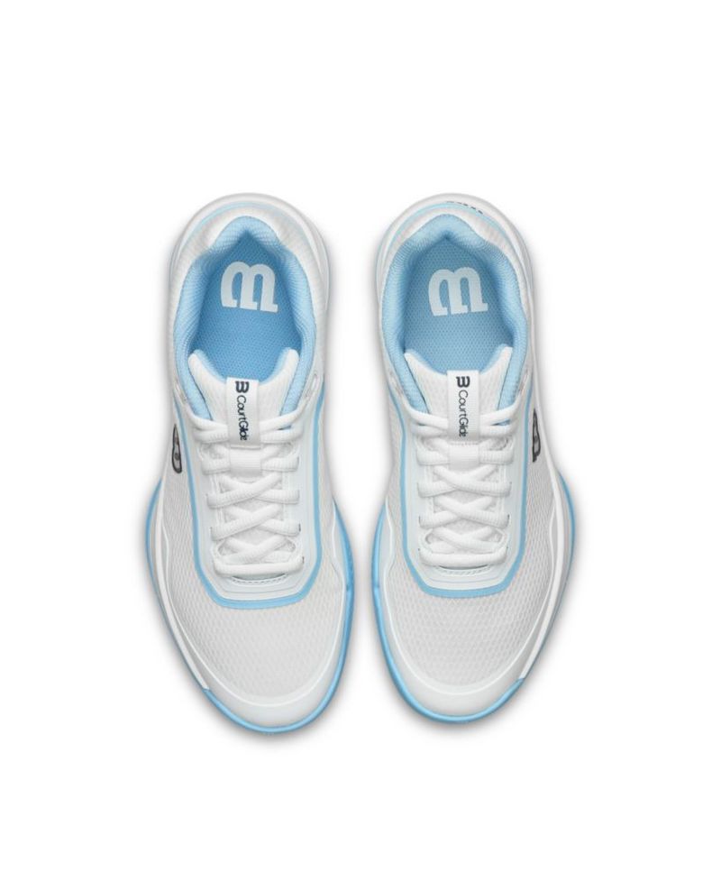 Zapatilla de Tenis WILSON CourtGlide 7.5 US Blanco/Azul
