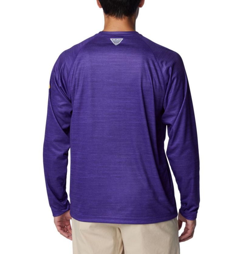 Camisa Columbia Collegiate Tackle Heather de manga larga para hombre