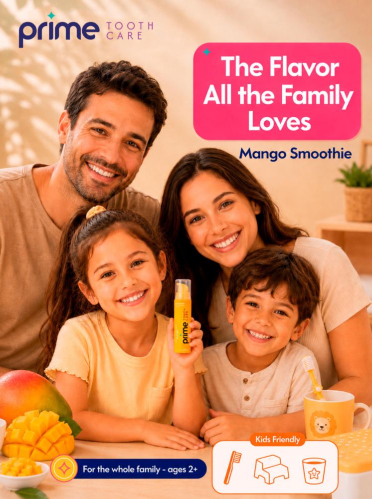 Pasta de dientes Prime Tooth Care 65 ml Mango Smoothie