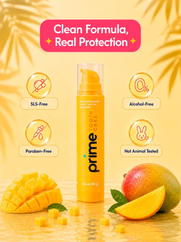 Pasta de dientes Prime Tooth Care 65 ml Mango Smoothie