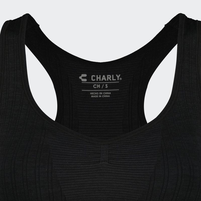 Top charly sport training negro dama 5012083000