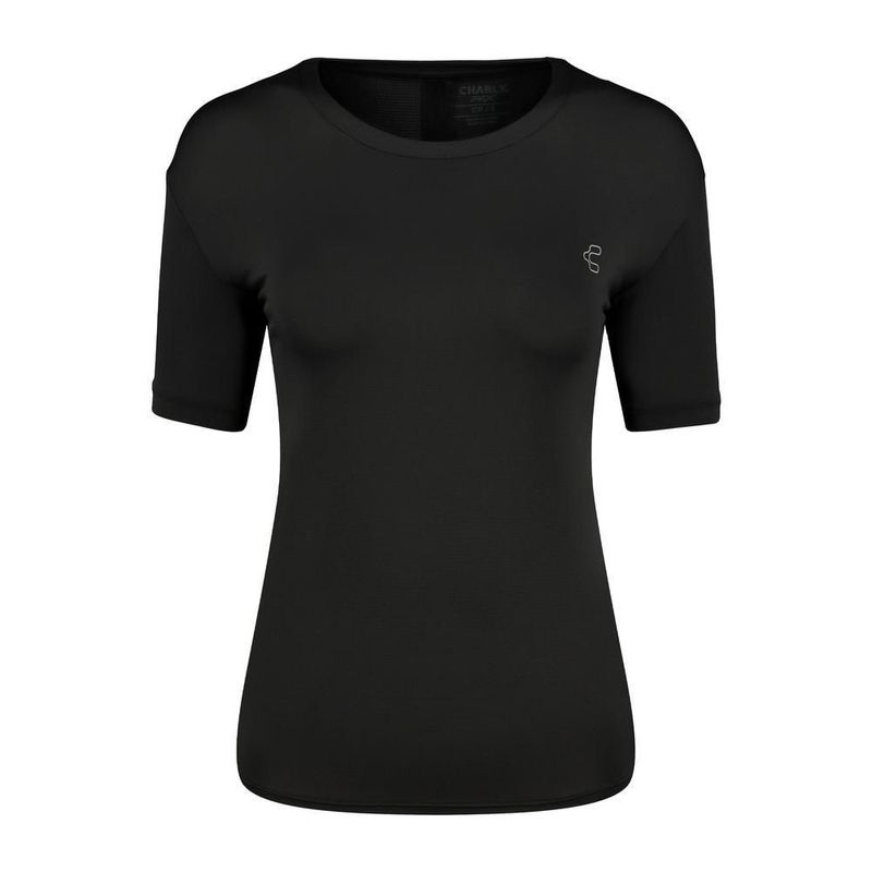 Playera charly sport training negro dama 5095043998
