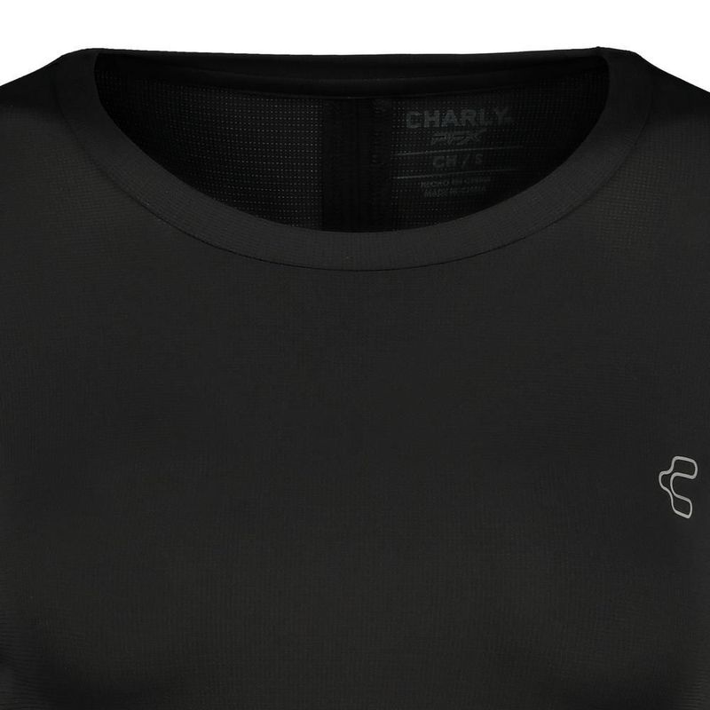 Playera charly sport training negro dama 5095043998