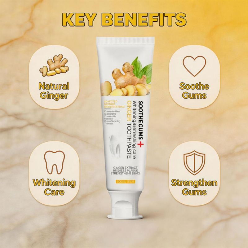 Pasta de dientes SOOFATING Jengibre con Nano Hidroxiapatita