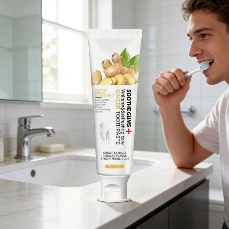 Pasta de dientes SOOFATING Jengibre con Nano Hidroxiapatita