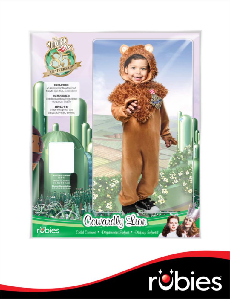 Disfraz Rubies León Cobarde 4T para Niño