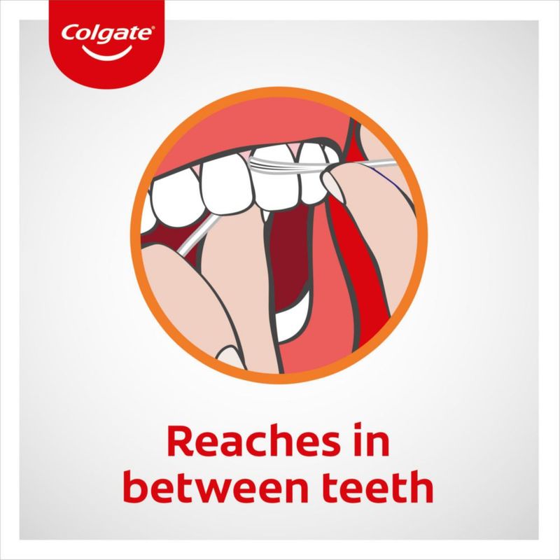 Hilo dental Colgate 25 m encerado para salud de las encías