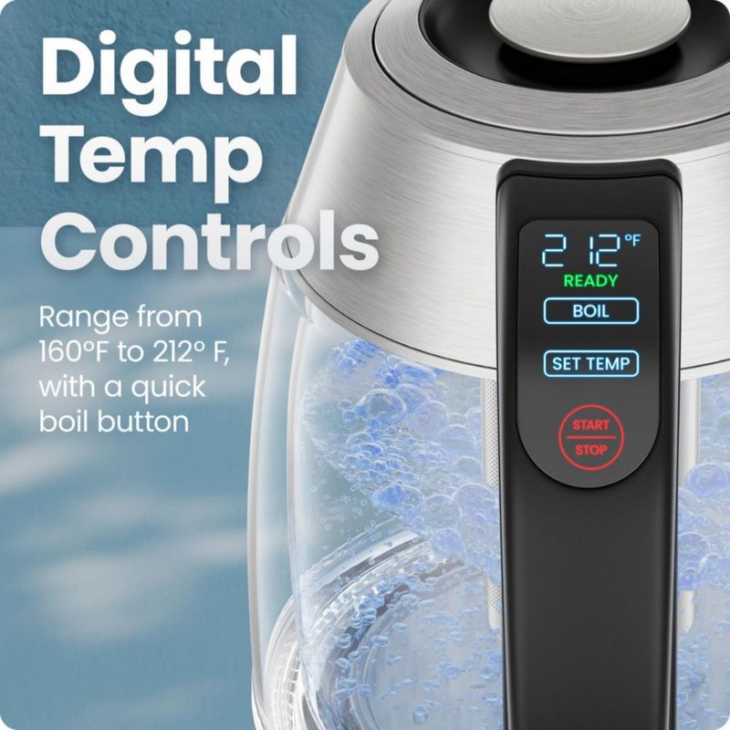 Hervidor Eléctrico Chefman 17 L con Infusor de Té 120 V