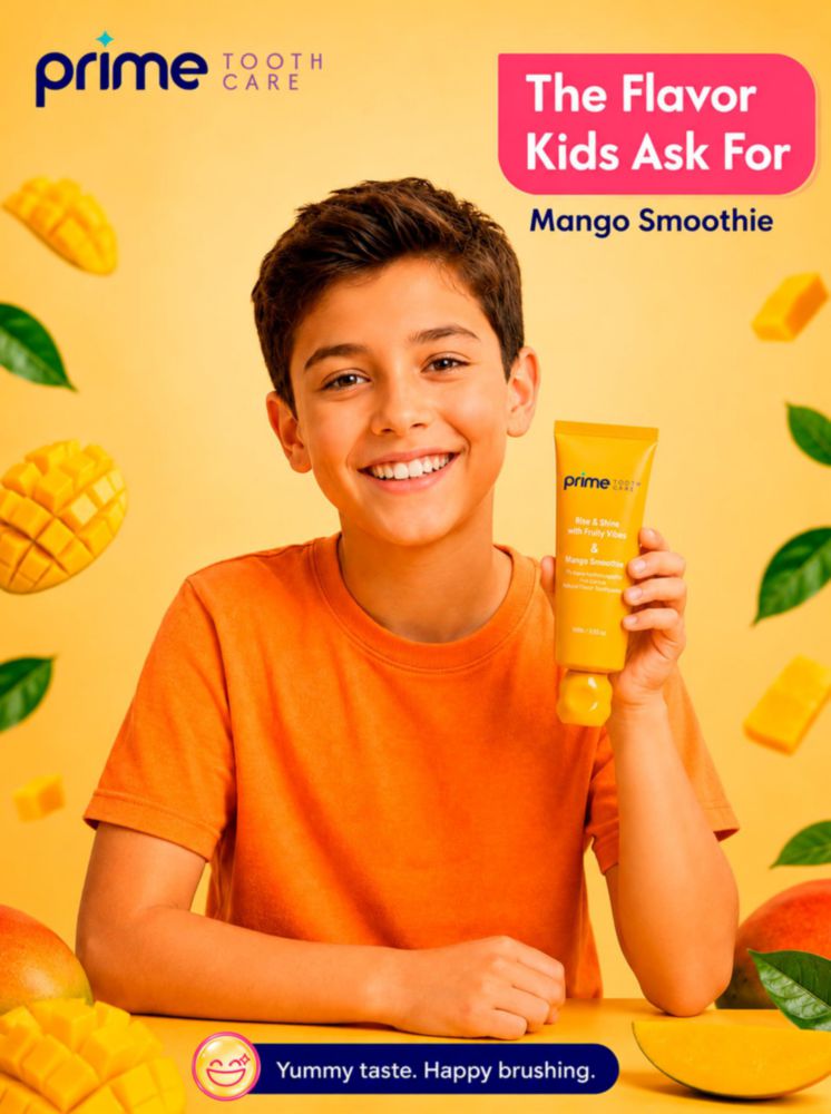 Pasta de dientes Prime Tooth Care 100 g Sabor Mango Smoothie