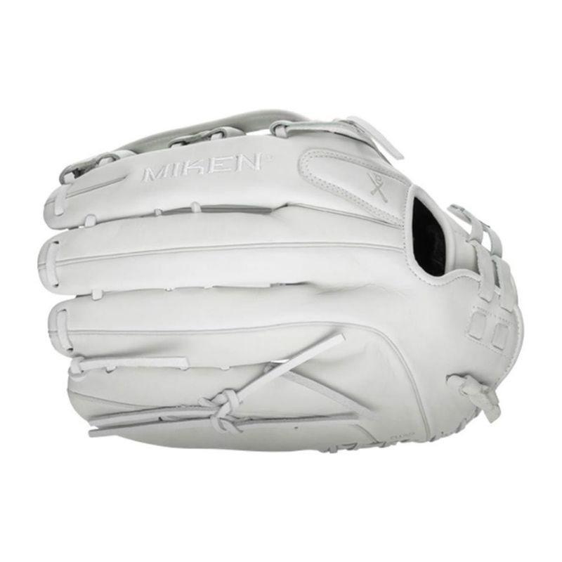Guante de Fildeo Miken 36 cm Blanco para Lanzador Diestro