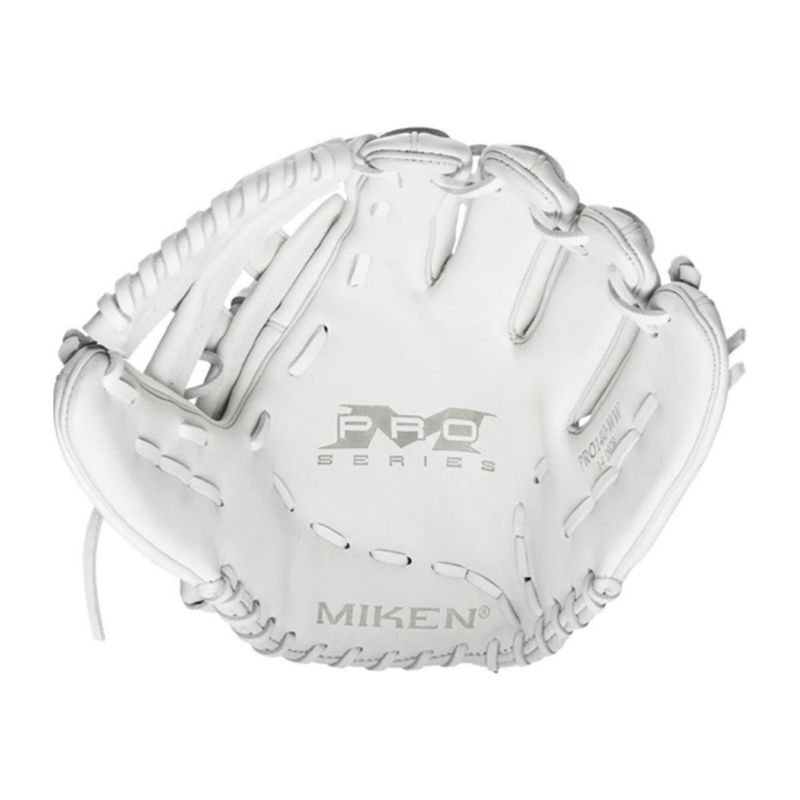 Guante de Fildeo Miken 36 cm Blanco para Lanzador Diestro
