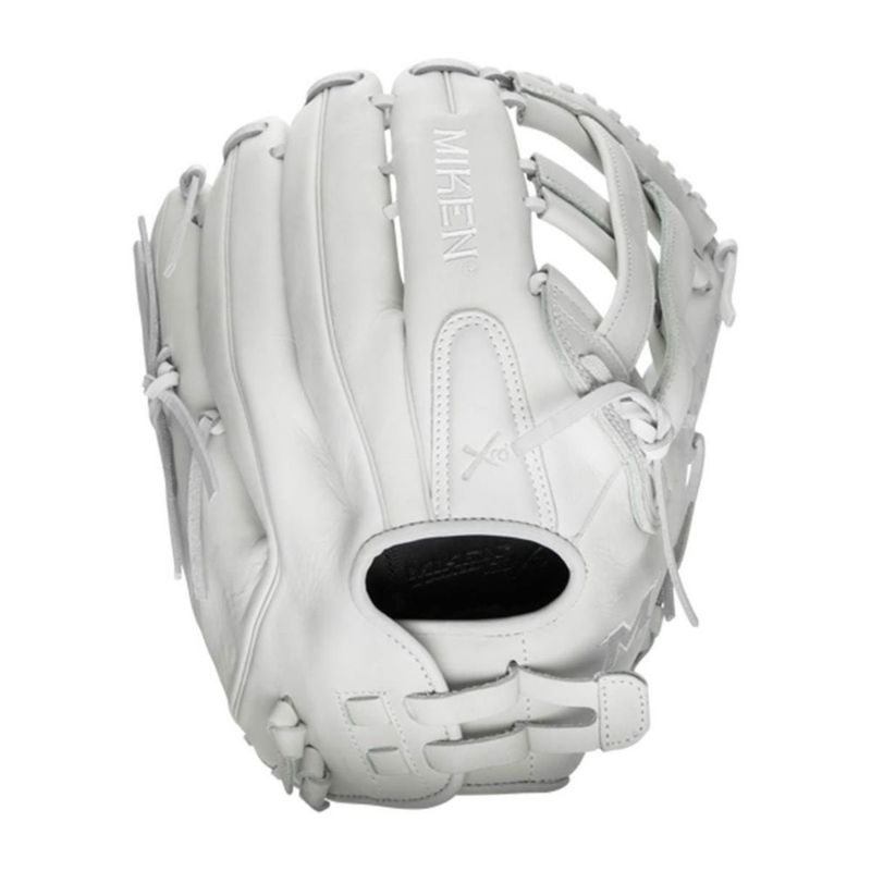 Guante de Fildeo Miken 36 cm Blanco para Lanzador Diestro