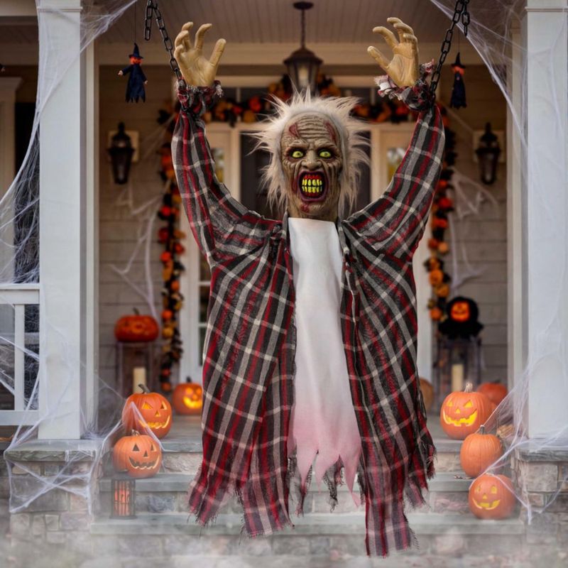 Decoración de Zombie JOYIN 110 cm con Activación por Voz y Movimiento