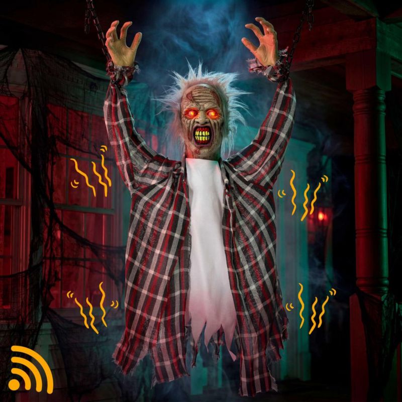 Decoración de Zombie JOYIN 110 cm con Activación por Voz y Movimiento