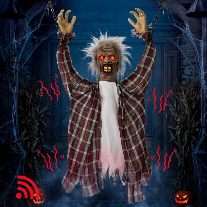 Decoración de Zombie JOYIN 110 cm con Activación por Voz y Movimiento