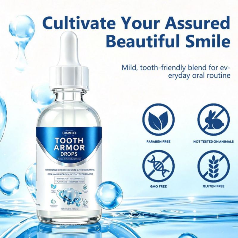 Gotas Dentales LUAMESCE Suero de Esmalte para Alivio de la Sensibilidad
