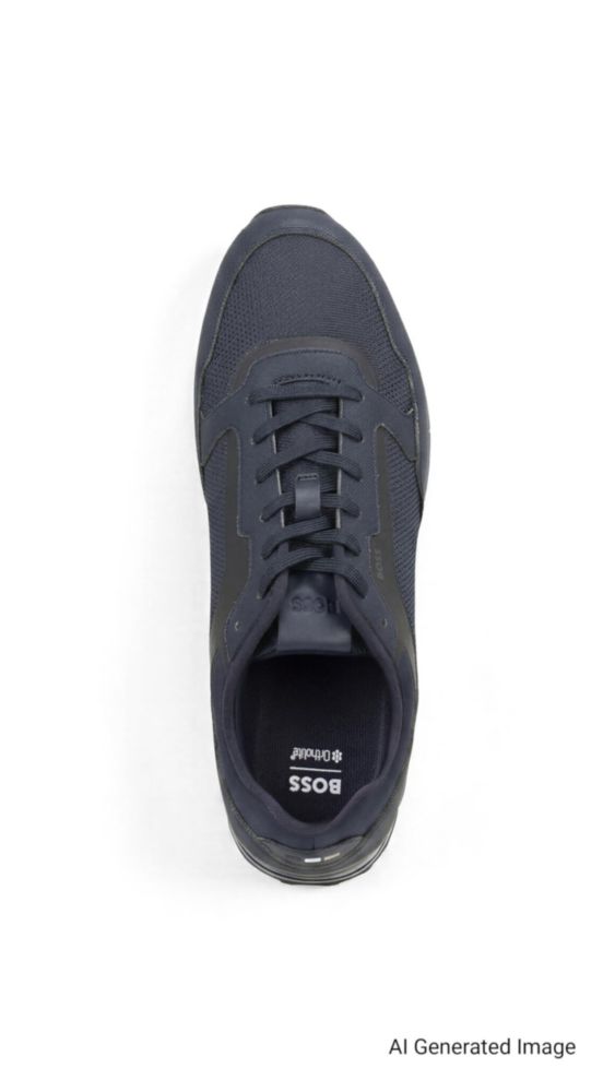Zapatillas BOSS Parkour Runn Navy Cream talla 10