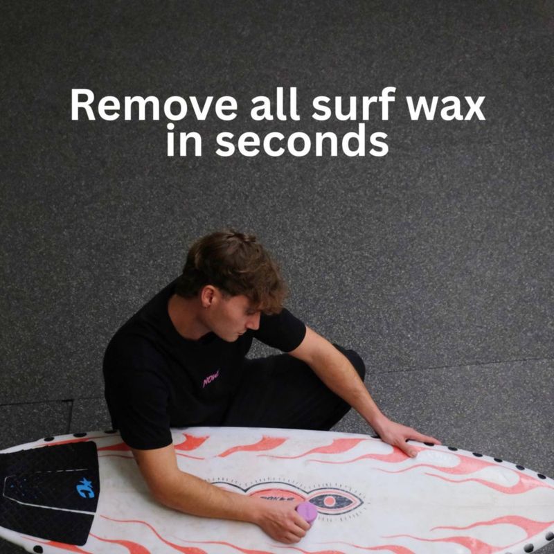 Removedor de Cera para Tabla de Surf NOWAX Purple de Doble Cara