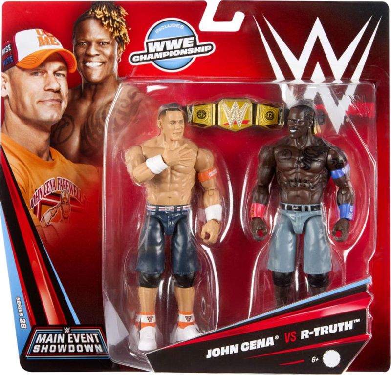 Figuras de acción Mattel WWE Pack de 2 con accesorio