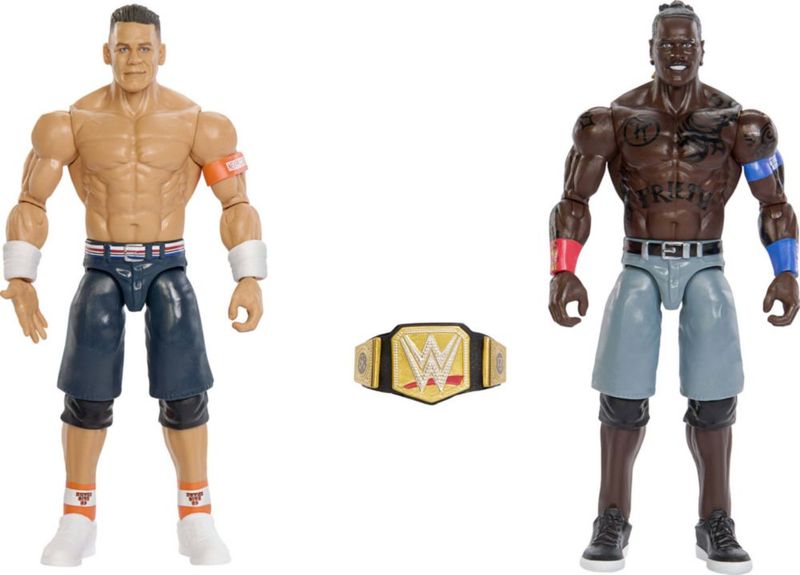 Figuras de acción Mattel WWE Pack de 2 con accesorio