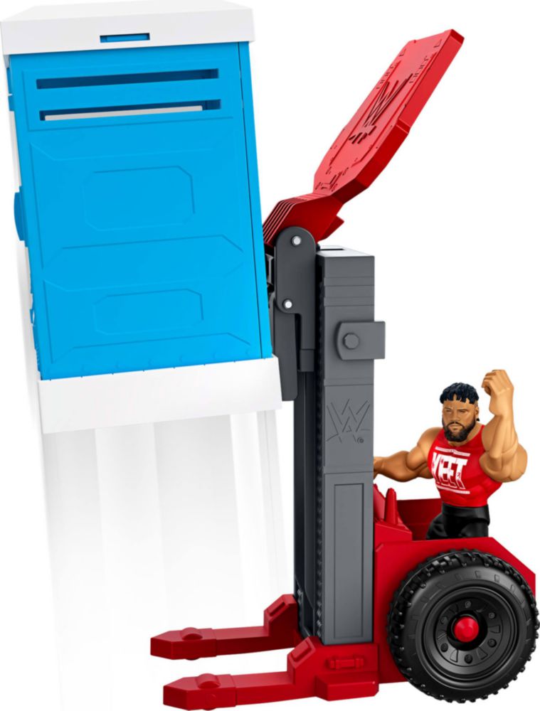 Set de juego de figuras de acción Mattel WWE Knuckle Crunchers