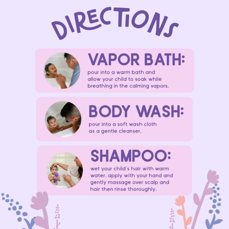 Champú 3 en 1 Oilogic Sleep 473 ml Baño de Vapor para Bebé