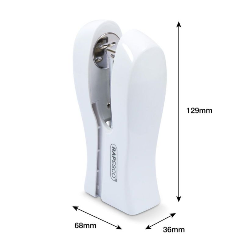 Engrapadora vertical RAPESCO 1319 blanca 20 hojas