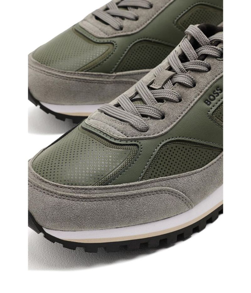 Zapatillas Hugo Boss Parkour Runn Verde Esmaltado 10