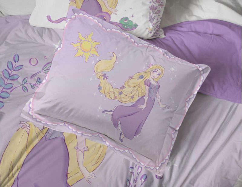 Juego de Cama Jay Franco Full 7 piezas Princesa Disney Morado