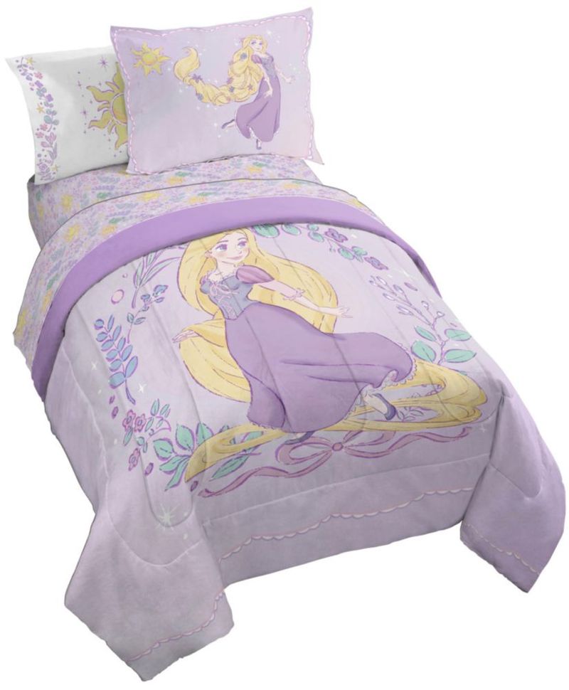 Juego de Cama Jay Franco Full 7 piezas Princesa Disney Morado