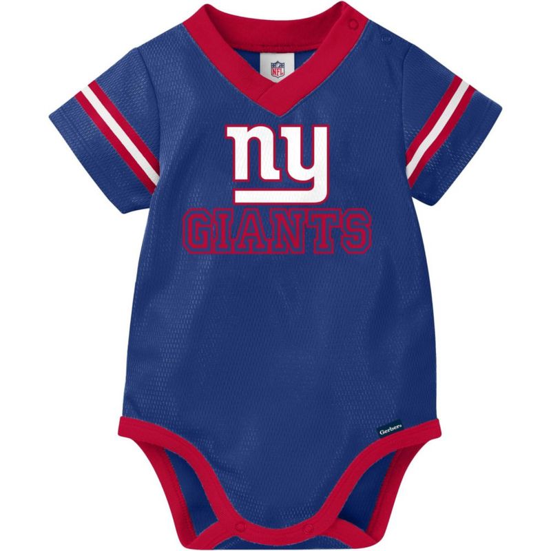 Body Gerber New York Giants 6-12 meses Rojo/Blanco/Azul