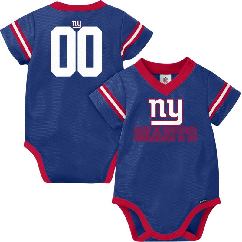 Body Gerber New York Giants 6-12 meses Rojo/Blanco/Azul