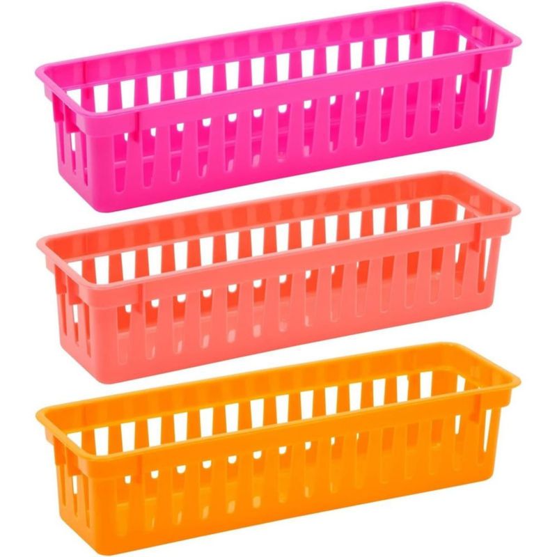 Porta lápices Juvale pack de 24 unidades - Cestas de plástico de 25 cm