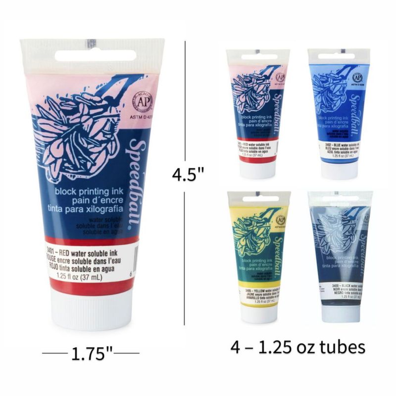 Tinta líquida Speedball 4×37 ml acabado satinado