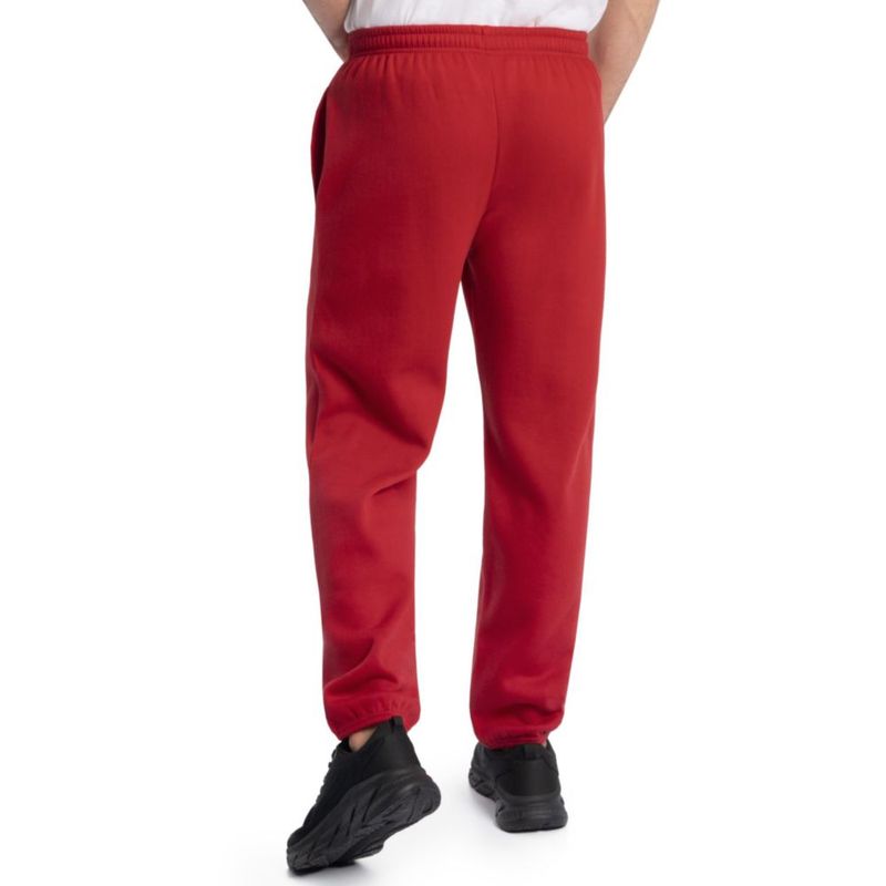 PANTALONES Fruit of the Loom Joggers de Forro Polar Rojo XXL