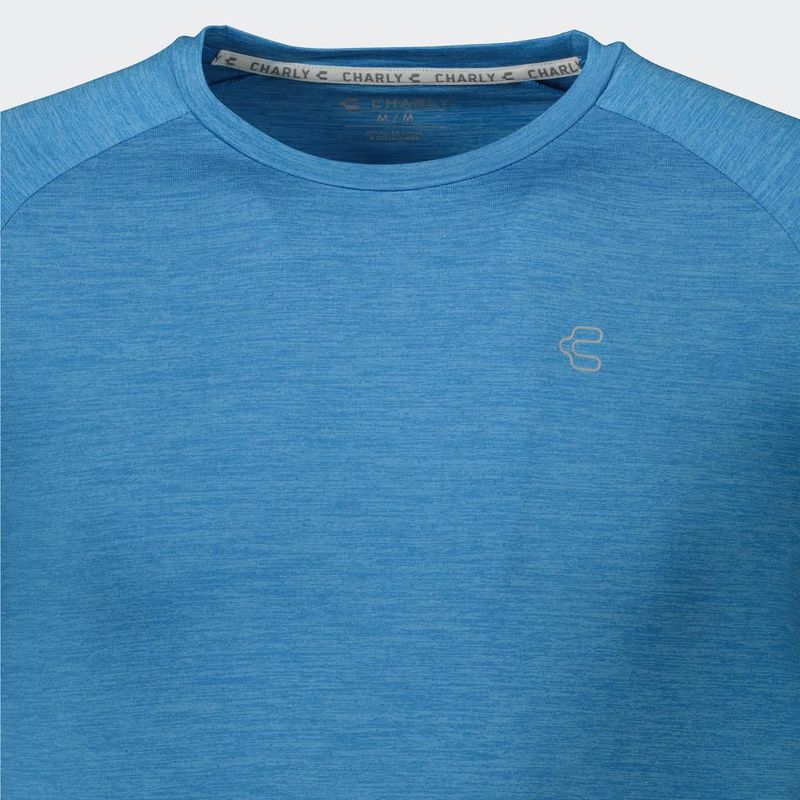 Playera charly running azul caballero 5009743420