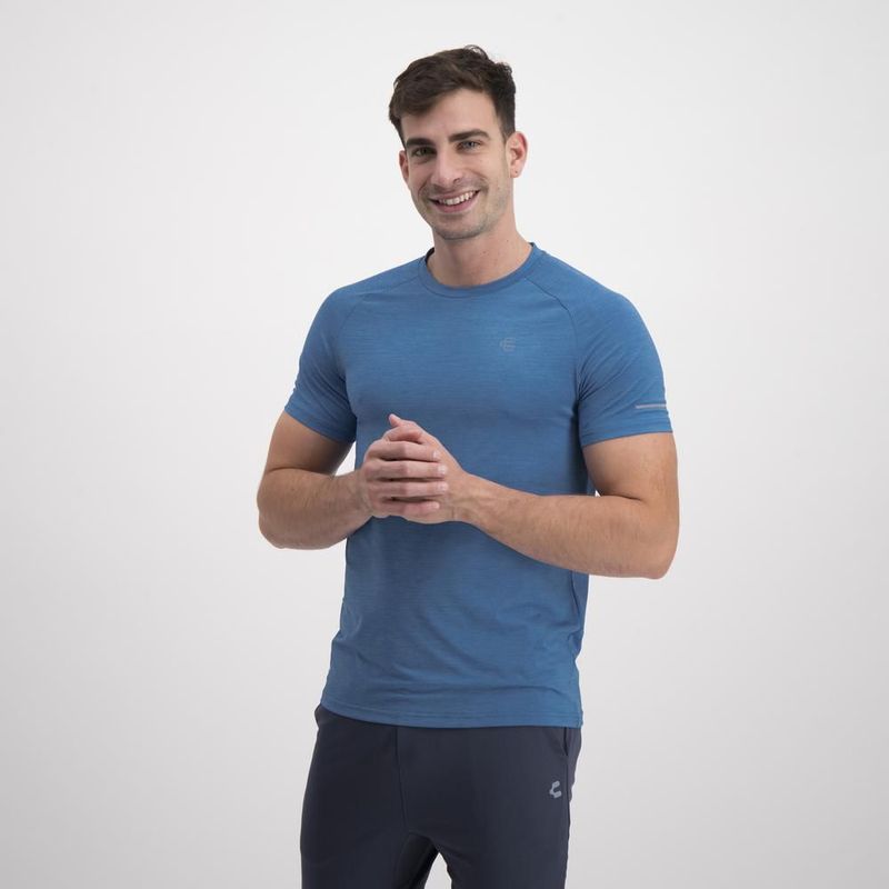 Playera charly running azul caballero 5009743420