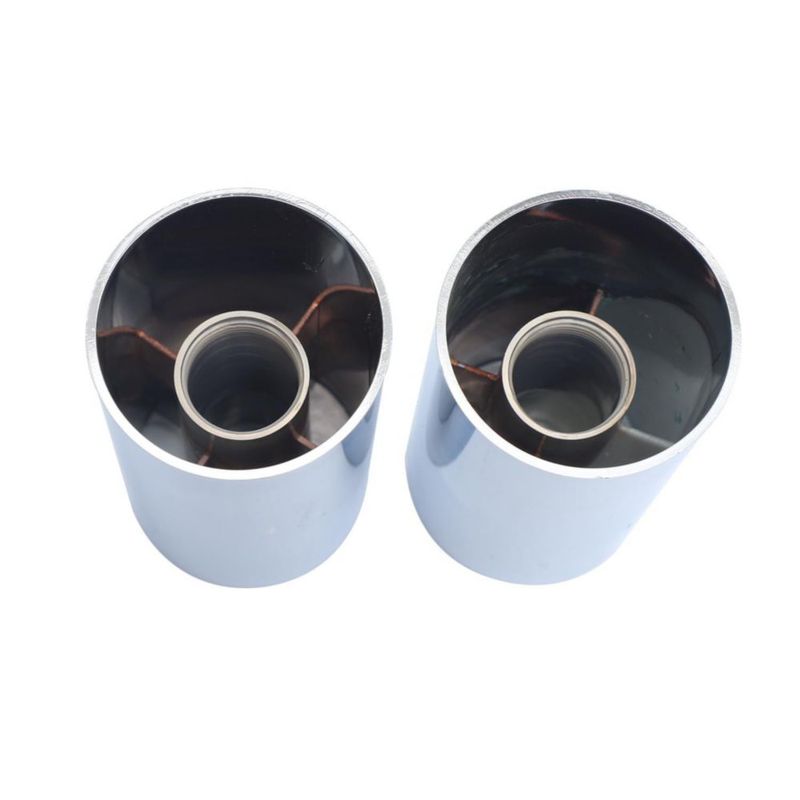 Tapón de cubo JESONN cromado - Kit de cubiertas para tuercas de 33 mm 10 agujeros