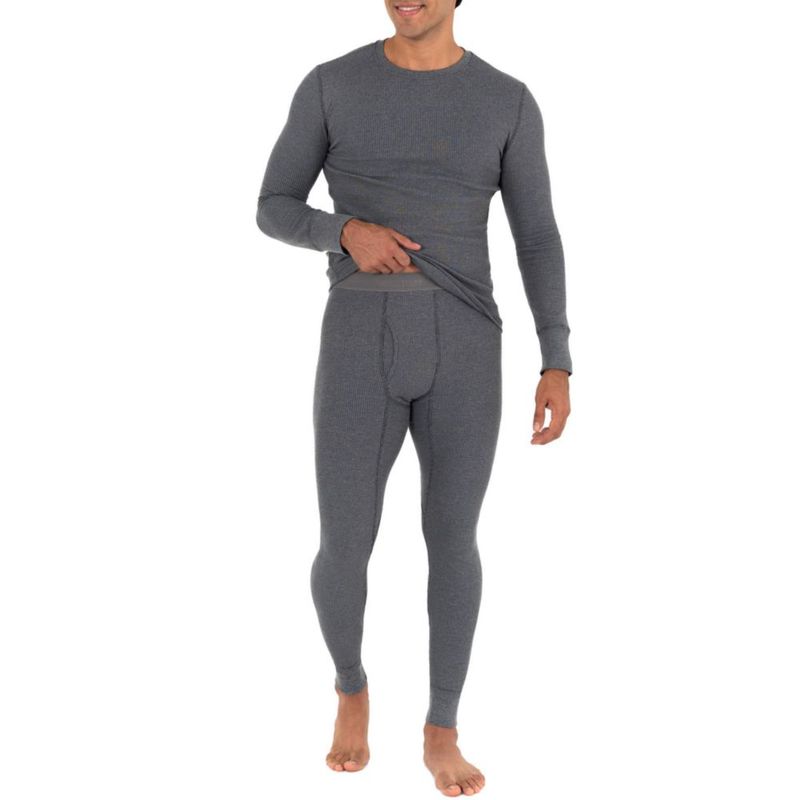 Conjunto térmico Fruit of the Loom talla grande Greystone Heather