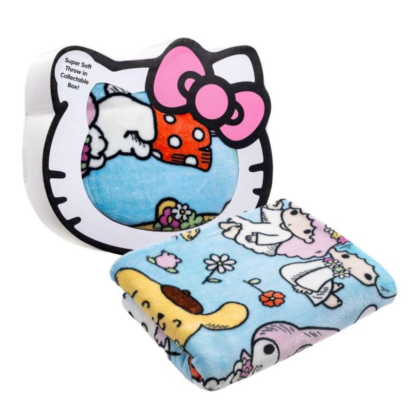 Manta Jay Franco 117x152 cm Caja de Regalo Hello Kitty