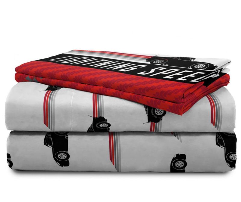 Juego de ropa de cama Jay Franco Full 7 piezas Cars de Disney Pixar McQueen