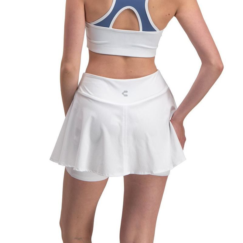 Falda short charly sport training blanco dama 5025434100
