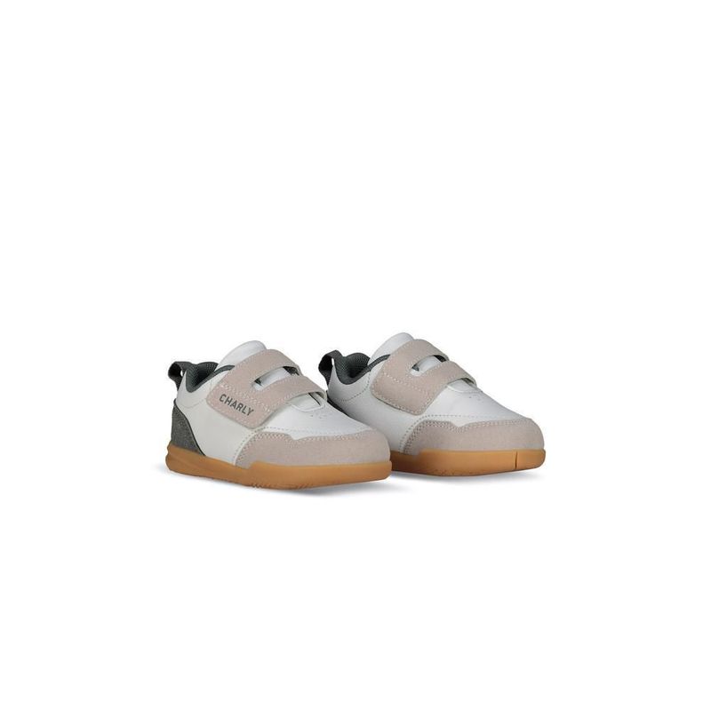 Tenis charly moda skurban blanco para niño 1065430002