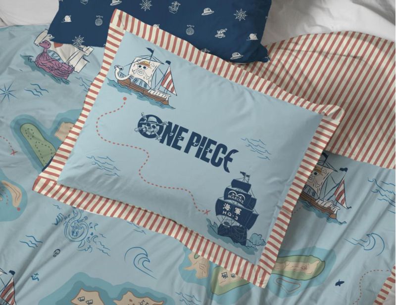 Juego de ropa de cama Jay Franco Twin de 5 piezas anime One Piece