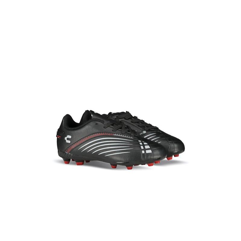Tachones charly fútbol soccer negro rojo para niño 1065203002