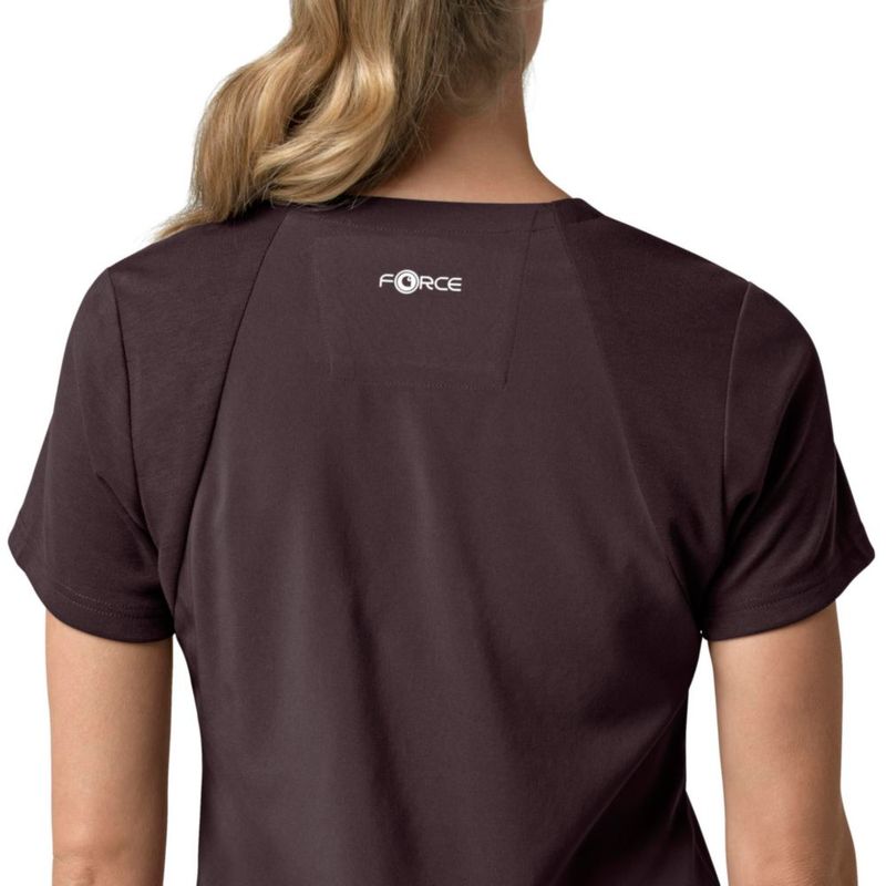 Top de Scrubs Carhartt Sepia Oscuro Cuello en V Cross-Flex